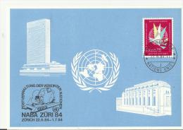 =UN GENF  GS 1984 Zurich - Lettres & Documents