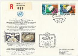 =UN GENF R- BRIFE 1976 - Lettres & Documents