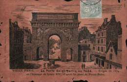 VIEUX PARIS/La PORTE SAINT-MARTIN En 1685 / Réference 3852 - Gezondheid, Ziekenhuizen