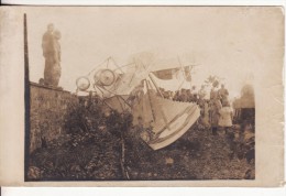 Carte Postale Photo Accident AVION Civil Ou Militaire ? Provenance Du DOUBS (25) A SITUER A LOCALISER ? - Accidentes