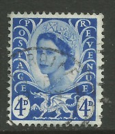 WALES GB 1966 4d Blue Definitive Wmk 179 SG W 2..( B126 ) - Wales