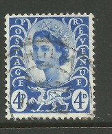 WALES GB 1966 4d Blue Definitive Wmk 179 SG W2..( F613 ) - Pays De Galles