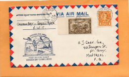 Cameron Bay To Camsell River NWT 1933 Canada Air Mail Cover - Erst- U. Sonderflugbriefe