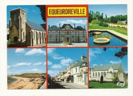 Cp, 50, Equeurdreville, Multi-Vues, Voyagée 1986 - Equeurdreville