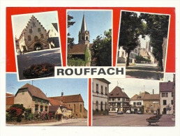 Cp, 68, Rouffac, Multi-Vues, Voyagée 1986 - Rouffach