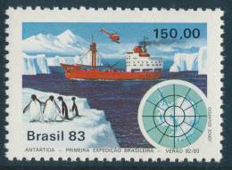 BRAZIL 1983 First Brazilian Antarctic Expedition MNH** - Spedizioni Antartiche