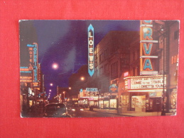 Virginia > Norfolk   Granby Street At Night Not Mailed---ref 1140 - Norfolk