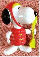 McDonald's Figur 1999  -  Snoopy Mit Ruder  -  Aufschrift : New Zealand - Sonstige & Ohne Zuordnung