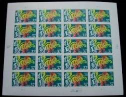 2004 USA Chinese New Year Zodiac Stamp Sheet- Monkey Sc#3832 Self-Adhesive - Fogli Completi