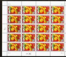2000 USA Chinese New Year Zodiac Stamp Sheet - Dragon #3370 - Ganze Bögen