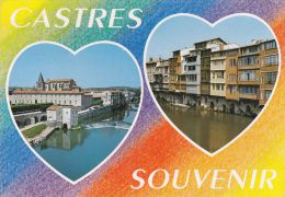 Cp , 81 , CASTRES , Vieilles Maisons , Multi-Vues - Castres