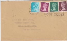 United Kingdom Letter Queen Elizabeth II - Definitive - 1/2 P - 1 P - 2P - 7P - Variedades, Errores & Curiosidades