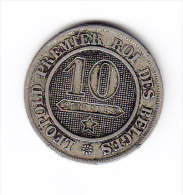 BELGIQUE LEOPOLD I MORIN N° 134 1862 10 Cts .  (4JP26) - 10 Centimes