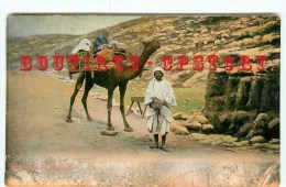 ETHNIQUE < Bédouin En Voyage Avec Son Chameau Dromadaire - Carte D'Egypte - Egypt - Dos Scanné - Unclassified