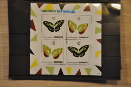 M 319 + DOMINICA 2013 VLINDERS BUTTERFLIES PAPILLON SCHMETTERLING MNH NEUF ** - Dominica (1978-...)