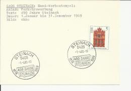 ALEMANIA DDR STEINACH 450 JAHRE - Other & Unclassified