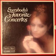 Everybody´s Favorite Concertos - Coffret 6 Disques: Beethoven, Tchaikovsky, Saint-Saens, Gershwin, Brahms, Schumann... - Classical