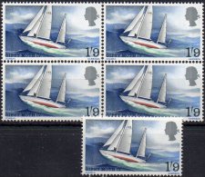 Segel-Jacht 1967 Großbritannien 469+4-Block ** 2€ Welt-Umsegelung Chichester Yacht Moth Bloque M/s Bloc Ship Sheet Bf UK - Unused Stamps