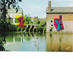 PONT SUR SAMBRE - Le Moulin Du Pont à Pont - Carte Glacée Couleur 15cm X 10,5cm - Berlaimont