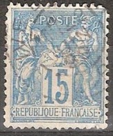 FRANCE   #   STAMPS FROM YEAR 1876  " STANLEY GIBBONS 279" - 1876-1878 Sage (Type I)