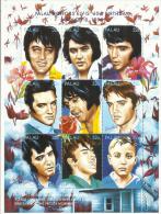 PALAU 1995 ELVIS PRESLEY Famous People POPSTAR MINI SHEET SHEETLET MINIFOGLIO FOGLIETTO MNH - Palau