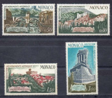 MONACO : Protection Des Monuments :  Pont Vieux à Sospel, Chateau à Roquebrune, Chateau Grimaldi à Cagnes/Mer, Etc- - - Used Stamps