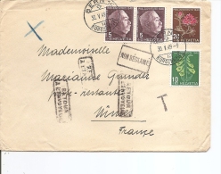 Suisse ( Lettre De 1949  De Berne Vers Nimes En France ; Non Réclamée Et Réexpédiée à Voir) - Covers & Documents