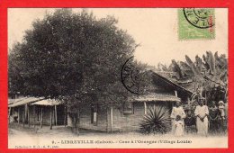 CPA: Gabon - Libreville - Case à L'oranger (Village Louis) - Gabon