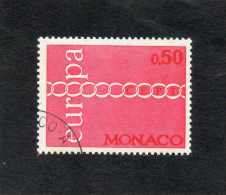 MONACO : EUROPA 1971 : Chaine - - Usados