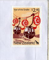 Year Of The Snake Année Du Serpent Horoscope Chinois Télécabine Ski Resort Gondola Lift Cable Car Gondelbahn Re Using - Astrologie