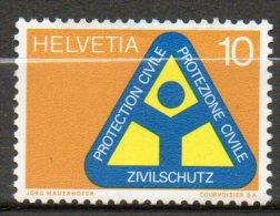 SUISSE  Protection Civille 1972 N°905 - Nuovi
