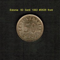 ESTONIA    50  SENTI  1992  (KM # 24) - Estonia