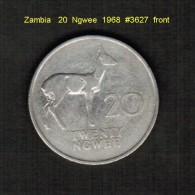 ZAMBIA    20  NGWEE  1968  (KM # 13) - Zambie