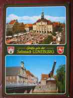 Lüneburg - Zweibildkarte "Grüße Aus Der Salzstadt Lüneburg" - Lüneburg