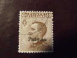 PATMO 1912 RE 40 C USATO - Egeo (Patmo)