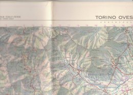 C1264 - MAP - CARTINA IGM 1974 - TORINO OVEST /BUTTIGLIERA ALTA/ROSTA/REANO/SANGANO/ BRUINO/RAVALTA/COLLEGNO/P IANEZZA - Topographische Karten