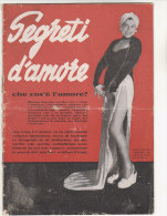 C1310 - SEGRETI D'AMORE L'Arciere Editrice Anni '30/DONNE/NELLY SERENA/LETIZIA GISSI BALLERINE MUSC HALL MILANO - Moda