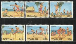 TOKELAU ISLANDS 1987 FOLKLORE TRADITIONAL SPORTS LOCAL FOLCLORE SPORT LOCALE MNH - Tokelau