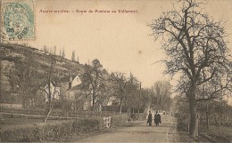 AUVERS-sur-OISE    Route De Pontoise Au Valhermeil (PROMENEURS) - Auvers Sur Oise