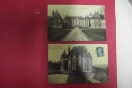 Cp  Montmirail Le Chateau La Facade 2 Cartes - Montmirail