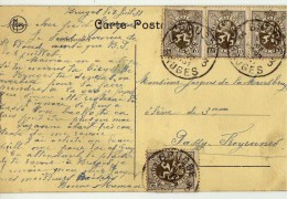 1329  Postal Brugge Bruges 1931  Bélgica - Brieven En Documenten