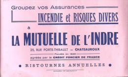 Buvard Asssarance La Mutuelle De L'Indre 25, Rue Porte-Thibault Chateauroux - Bank & Versicherung