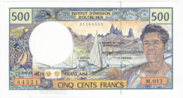 Polynésie Française - 500 FCFP - Alphabet M.013 / 2010 / Signatures Vienney-Landau-Besse - Neuf  / Jamais Circulé - French Pacific Territories (1992-...)