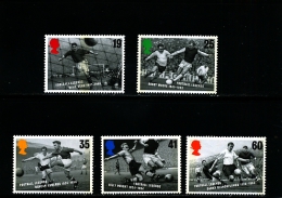 GREAT BRITAIN - 1996  FOOTBALL   SET  MINT NH - Unused Stamps