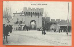 HC768, Avignon, Porte St-Michel, Animée,  Circulée 1923 - Avignon