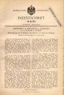 Original Patentschrift - Rieffenberg & Reichmann In Hannover Und L. Roloff In Linden , 1891 , Fußboden , Hochbau !!! - Architecture