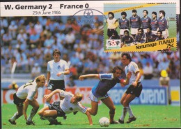 O) 1986 MICRONESIA-OCEANIA-NAURU, WORLD CUP 86-NANUMAGA-TUVALU, XF. - Micronesië