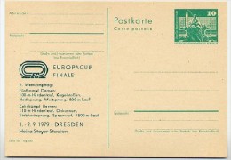 DDR P79-19-79 C94 Postkarte PRIVATER ZUDRUCK Europa-Cup Fünfkampf Dresden 1979 - Privé Postkaarten - Ongebruikt