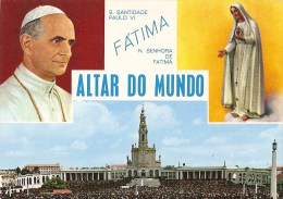 Fátima - Altar Do Mundo - Papa Paulo VI - Biografia Dos Primeiros Acontecimentos - Santarem