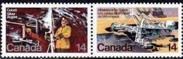 CANADA Mineraux, Exploitation Miniere (Yvert N° 663/64) ** MNH, Neuf Sans Charniere - Mineralien